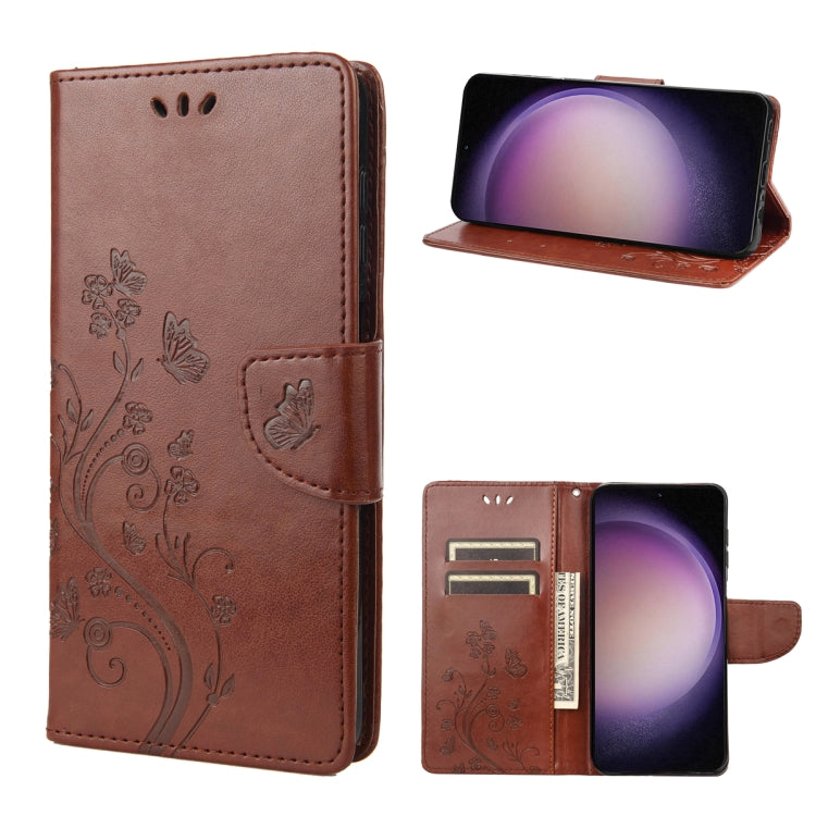 Custodia portafoglio in pelle con motivo floreale per Samsung Gal