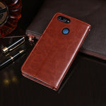 Custodia in pelle con supporto e slot per carte per OPPO Realme 2, 3 e 5 /