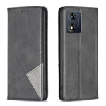 Custodia per telefono in pelle magnetica invisibile prismatica, For Motorola Moto E13 4G, For Motorola Moto G 5G 2023, For Motorola Moto G73 5G, For Motorola Moto G13 4G/G23 4G/G53 5G
