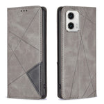 Custodia per telefono in pelle magnetica invisibile prismatica, For Motorola Moto E13 4G, For Motorola Moto G 5G 2023, For Motorola Moto G73 5G, For Motorola Moto G13 4G/G23 4G/G53 5G