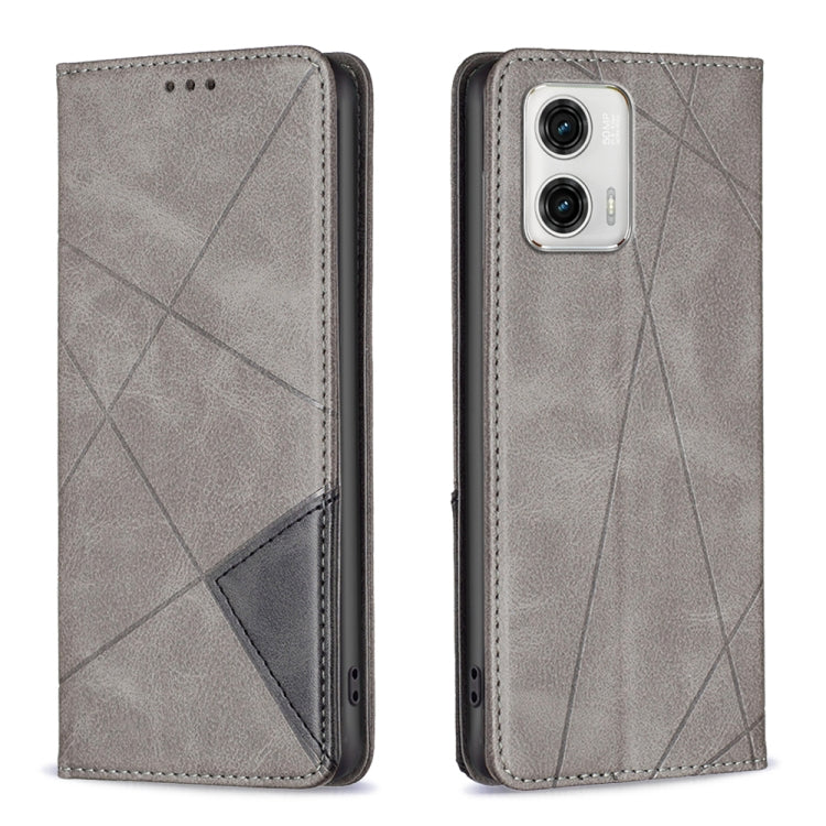 Custodia per telefono in pelle magnetica invisibile prismatica, For Motorola Moto E13 4G, For Motorola Moto G 5G 2023, For Motorola Moto G73 5G, For Motorola Moto G13 4G/G23 4G/G53 5G