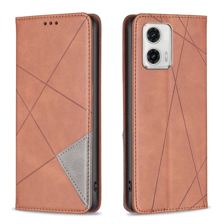 Custodia per telefono in pelle magnetica invisibile prismatica, For Motorola Moto E13 4G, For Motorola Moto G 5G 2023, For Motorola Moto G73 5G, For Motorola Moto G13 4G/G23 4G/G53 5G