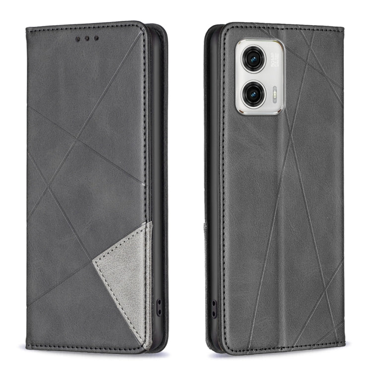 Custodia per telefono in pelle magnetica invisibile prismatica, For Motorola Moto E13 4G, For Motorola Moto G 5G 2023, For Motorola Moto G73 5G, For Motorola Moto G13 4G/G23 4G/G53 5G