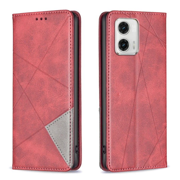 Custodia per telefono in pelle magnetica invisibile prismatica, For Motorola Moto E13 4G, For Motorola Moto G 5G 2023, For Motorola Moto G73 5G, For Motorola Moto G13 4G/G23 4G/G53 5G