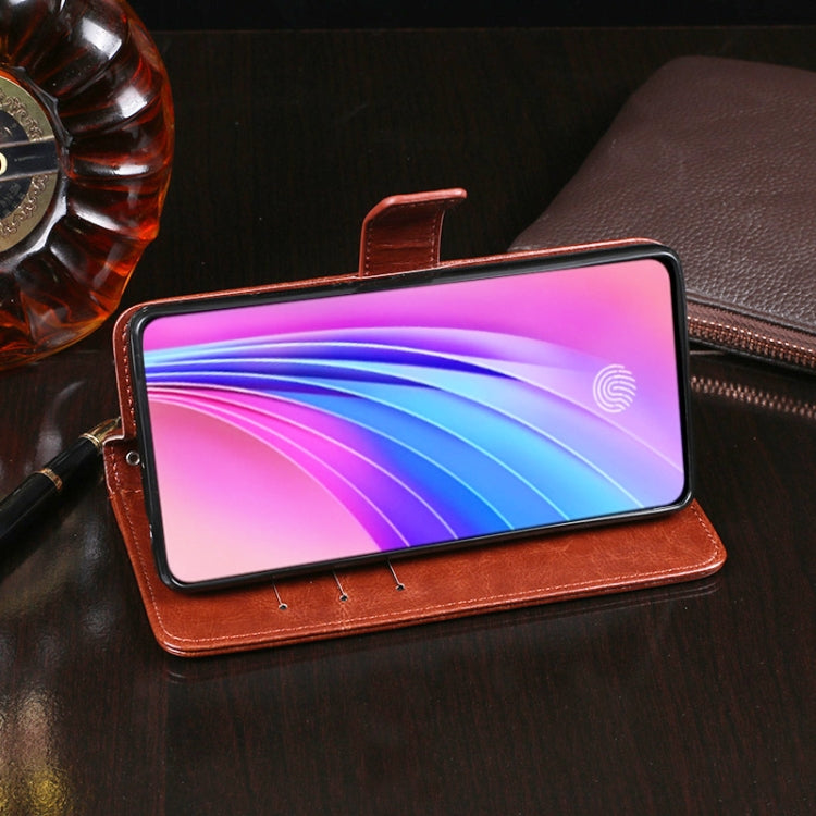 Custodia in pelle a vibrazione orizzontale con supporto per Vivo V15 Pro, X23 e