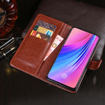 Custodia in pelle a vibrazione orizzontale con supporto per Vivo V15 Pro, X23 e