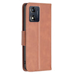 Custodia per telefono in pelle con trama in pelle di agnello, For Motorola Moto E13 4G, For Motorola Moto G 5G 2023, For Motorola Moto G73 5G, For Motorola Moto G13 4G/G23 4G/G53 5G