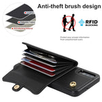 Custodia in pelle con slot RFID per Samsung Galaxy A73