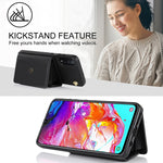 Custodia in pelle con slot RFID per Samsung Galaxy A73