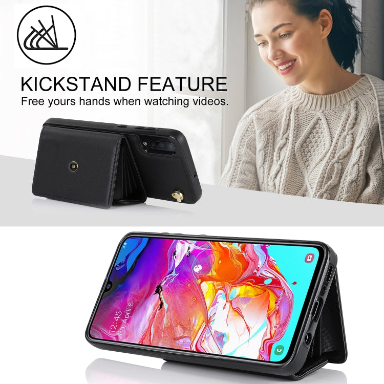 Custodia in pelle con slot RFID per Samsung Galaxy A73
