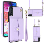 Custodia in pelle con slot RFID per Samsung Galaxy A73