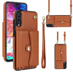 Custodia in pelle con slot RFID per Samsung Galaxy A73