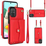 Custodia in pelle con slot RFID per Samsung Galaxy A73