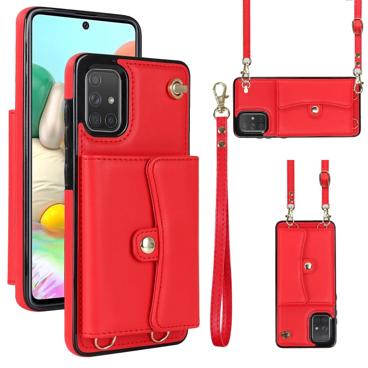 Custodia in pelle con slot RFID per Samsung Galaxy A73