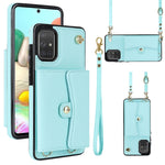 Custodia in pelle con slot RFID per Samsung Galaxy A73