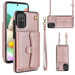 Custodia in pelle con slot RFID per Samsung Galaxy A73