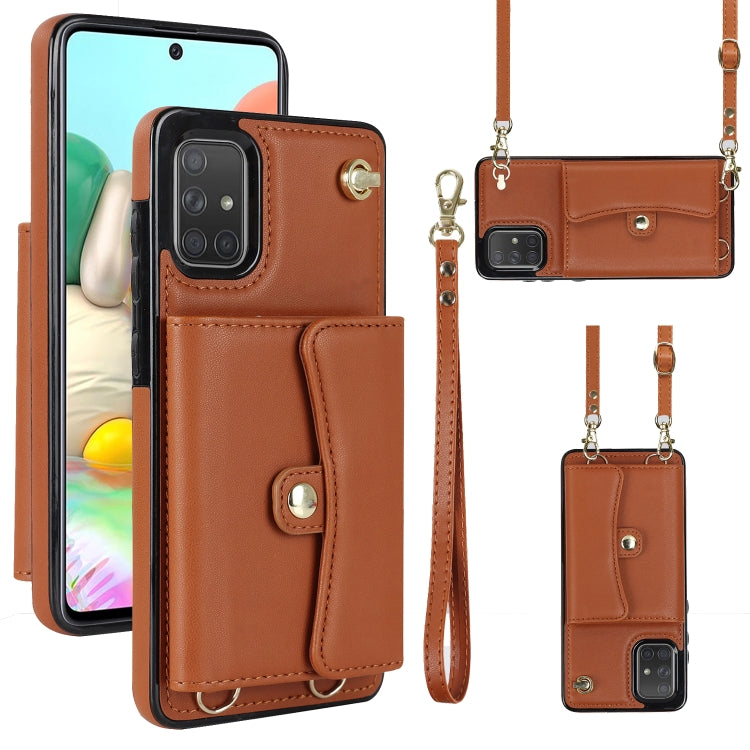 Custodia in pelle con slot RFID per Samsung Galaxy A73