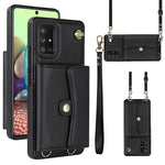 Custodia in pelle con slot RFID per Samsung Galaxy A73