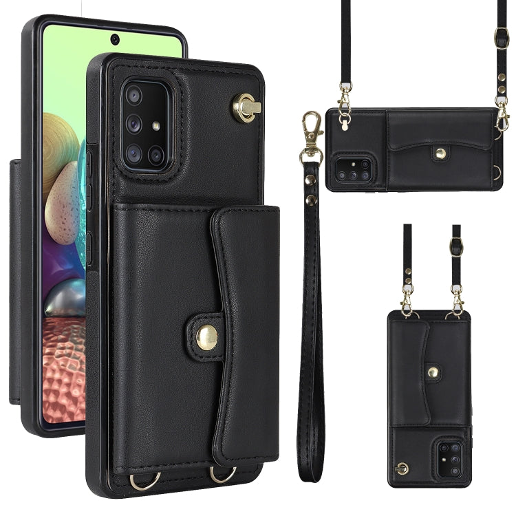 Custodia in pelle con slot RFID per Samsung Galaxy A73