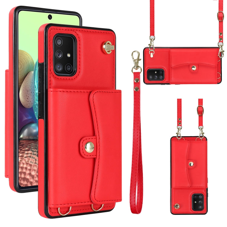 Custodia in pelle con slot RFID per Samsung Galaxy A73