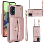 Custodia in pelle con slot RFID per Samsung Galaxy A73