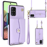 Custodia in pelle con slot RFID per Samsung Galaxy A73