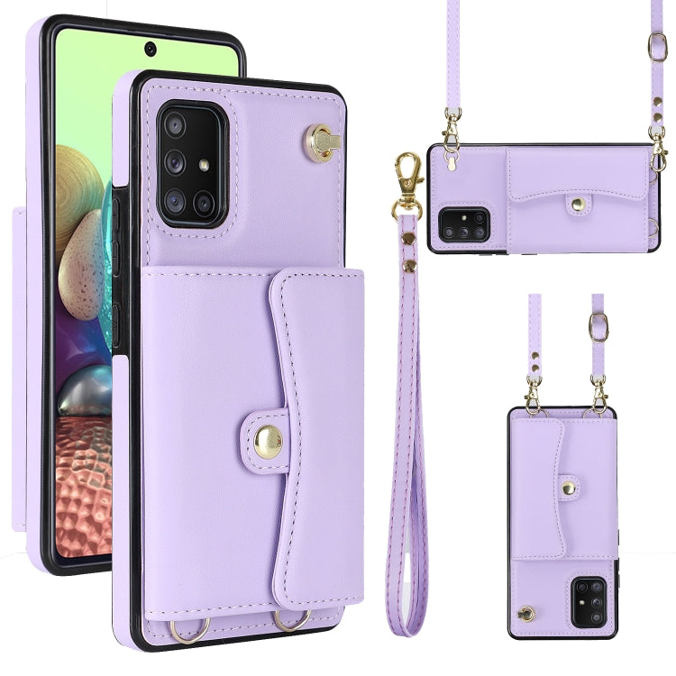 Custodia in pelle con slot RFID per Samsung Galaxy A73