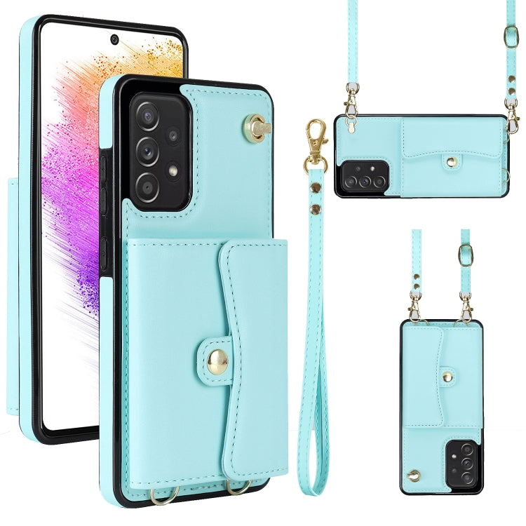 Custodia in pelle con slot RFID per Samsung Galaxy A73