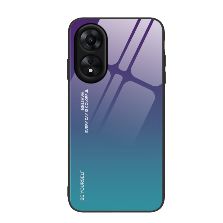 Custodia vetro sfumato per OPPO A17