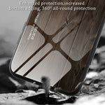 Custodia vetro con venature legno per Samsung Galaxy A04