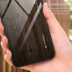 Custodia vetro con venature legno per Samsung Galaxy A04
