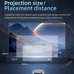 Mini proiettore LED HD 800x480 1000 lumen con presa US