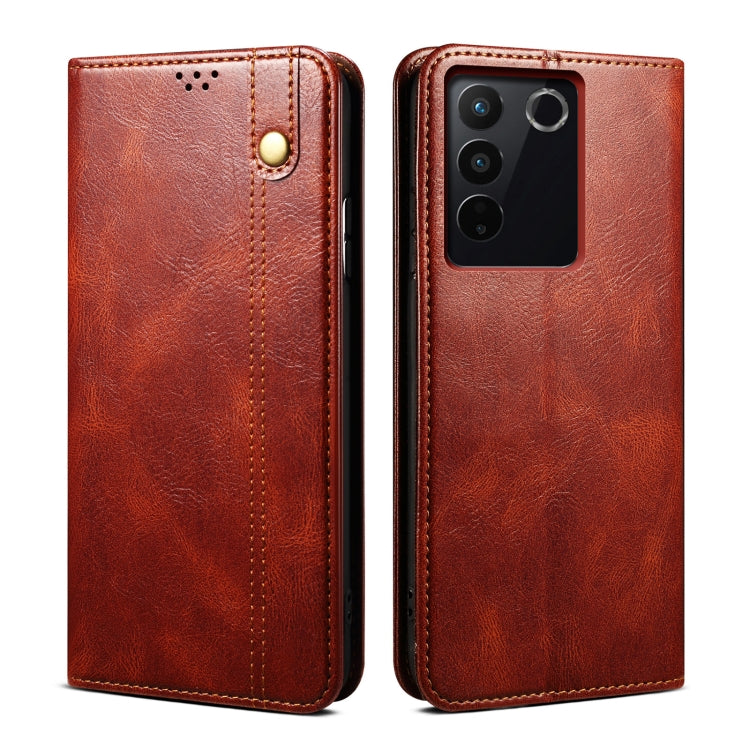Custodia portafoglio in pelle per Vivo e Samsung Galaxy A34
