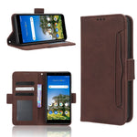 Custodia in pelle con slot carte per smartphone