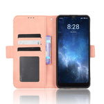 Custodia in pelle con slot carte per Sharp Rouvo V