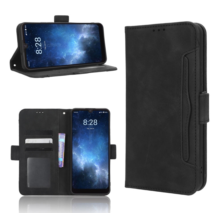 Custodia in pelle con slot carte per Sharp Rouvo V