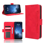Custodia in pelle con slot carte per Sharp Rouvo V