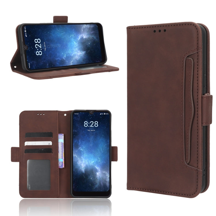 Custodia in pelle con slot carte per Sharp Rouvo V