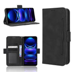 Custodia in pelle con slot carte per Sharp Rouvo V