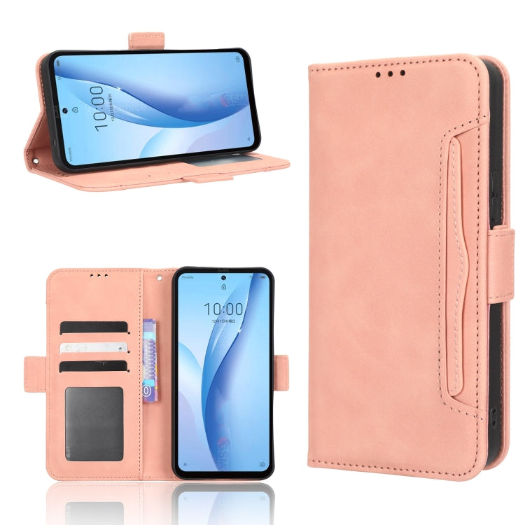 Custodia in pelle con slot carte per Sharp Rouvo V