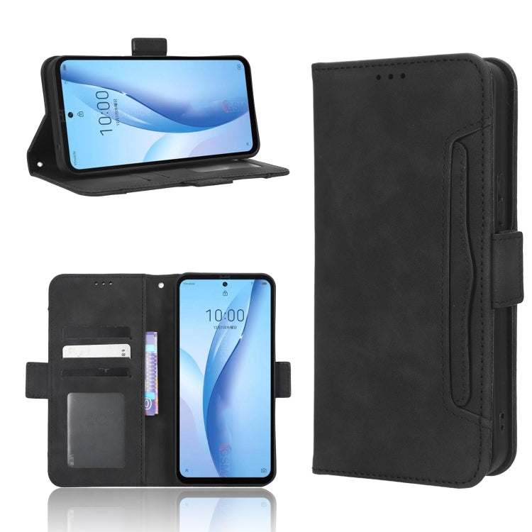 Custodia in pelle con slot carte per Sharp Rouvo V