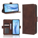 Custodia in pelle con slot carte per Sharp Rouvo V