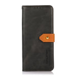 KHAZNEH Custodia per telefono in pelle a conchiglia con trama in pelle bovina, For Xiaomi Redmi 12C/11A, For OnePlus Ace 2