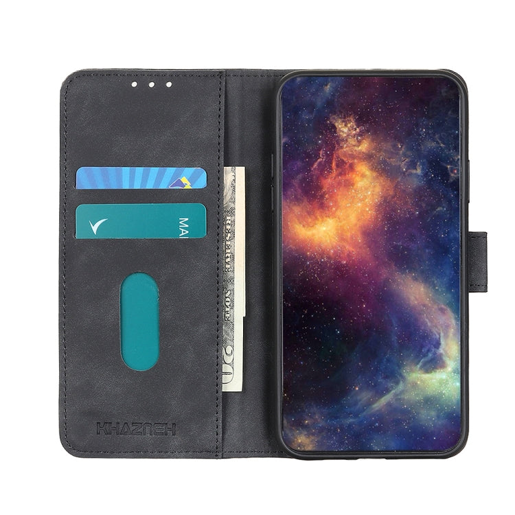 KHAZNEH Custodia per telefono in pelle a conchiglia con texture retrò, For Xiaomi Redmi Note 12 5G, For Xiaomi Redmi Note 12 Pro 5G, For Xiaomi Redmi Note 12 Pro+ 5G