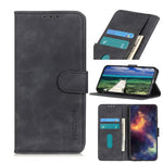 KHAZNEH Custodia per telefono in pelle a conchiglia con texture retrò, For Xiaomi Redmi Note 12 5G, For Xiaomi Redmi Note 12 Pro 5G, For Xiaomi Redmi Note 12 Pro+ 5G