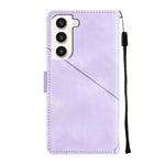 Custodia portafoglio in pelle goffrata per Samsung Galaxy S23