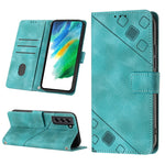 Custodia portafoglio in pelle goffrata per Samsung Galaxy S21 Ult