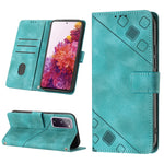 Custodia portafoglio in pelle goffrata per Samsung Galaxy S21 Ult
