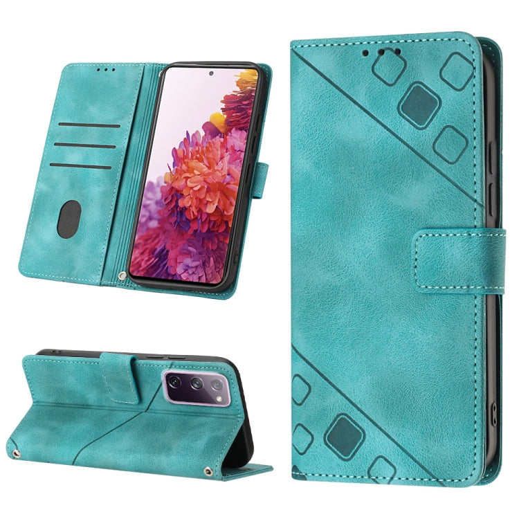 Custodia portafoglio in pelle goffrata per Samsung Galaxy S21 Ult