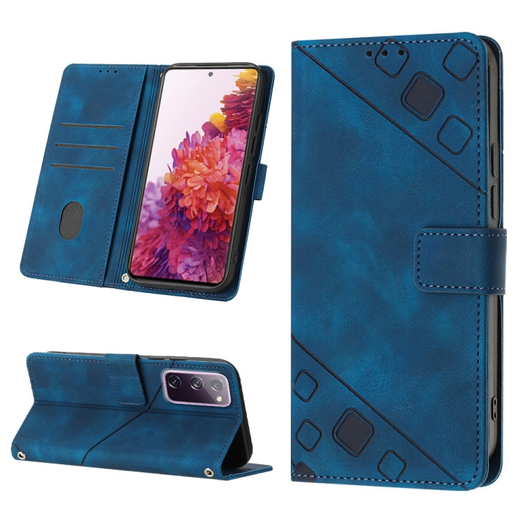 Custodia portafoglio in pelle goffrata per Samsung Galaxy S21 Ult